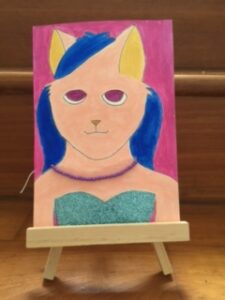 Anthropomorphic Cat-Woman