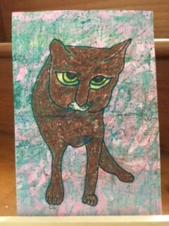 Making paper batik art
