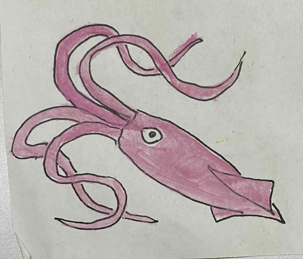 Dream interpretation squid