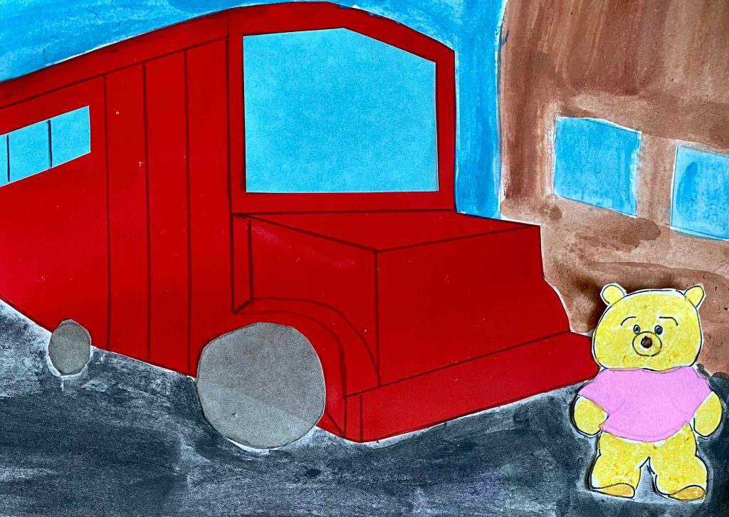 #Pooh takes the bus to run his errands