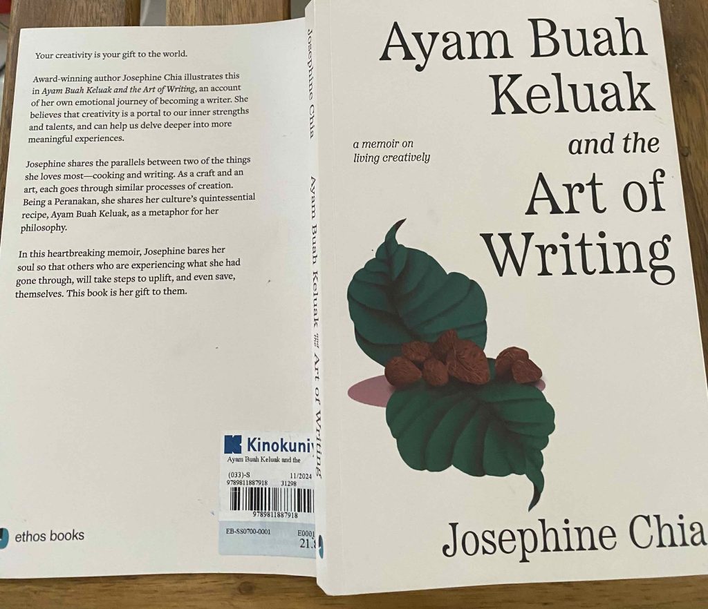 Ayam Buah Keluak and The Art Of Writing by J Chia