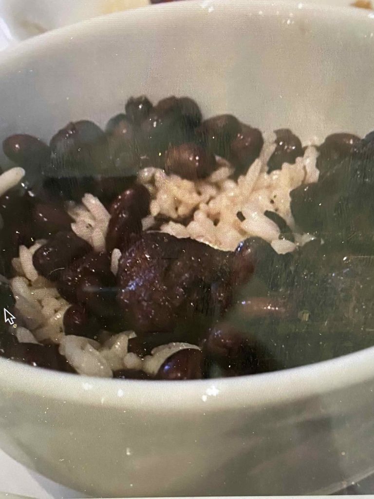 Rice and lentils
