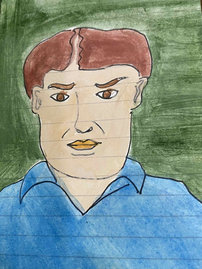 Millie Bobby Brown fan art, draw for meditation.