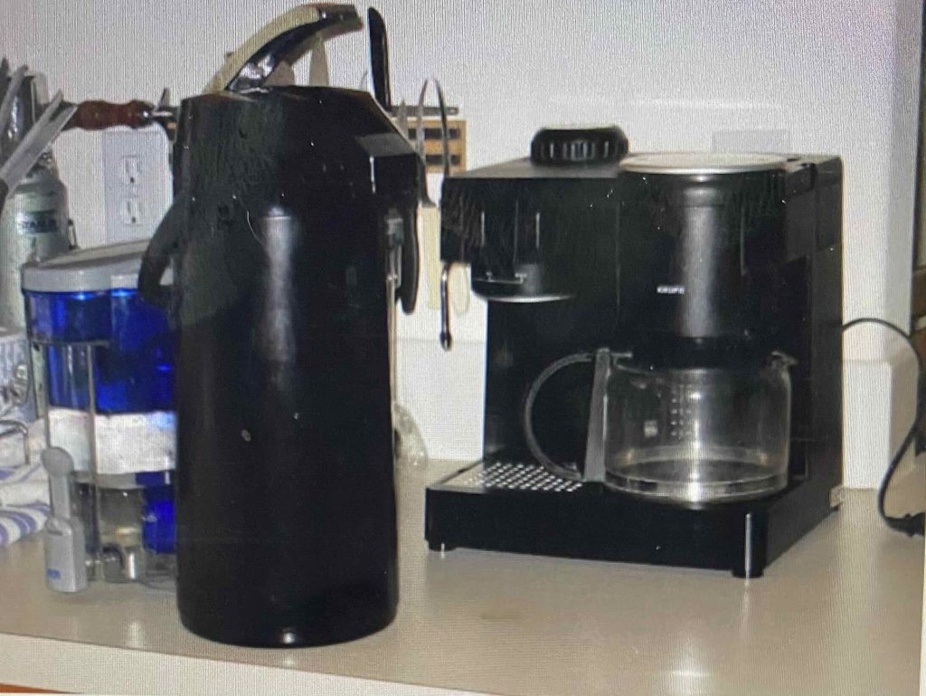 Electric coffee maker & thermos flask