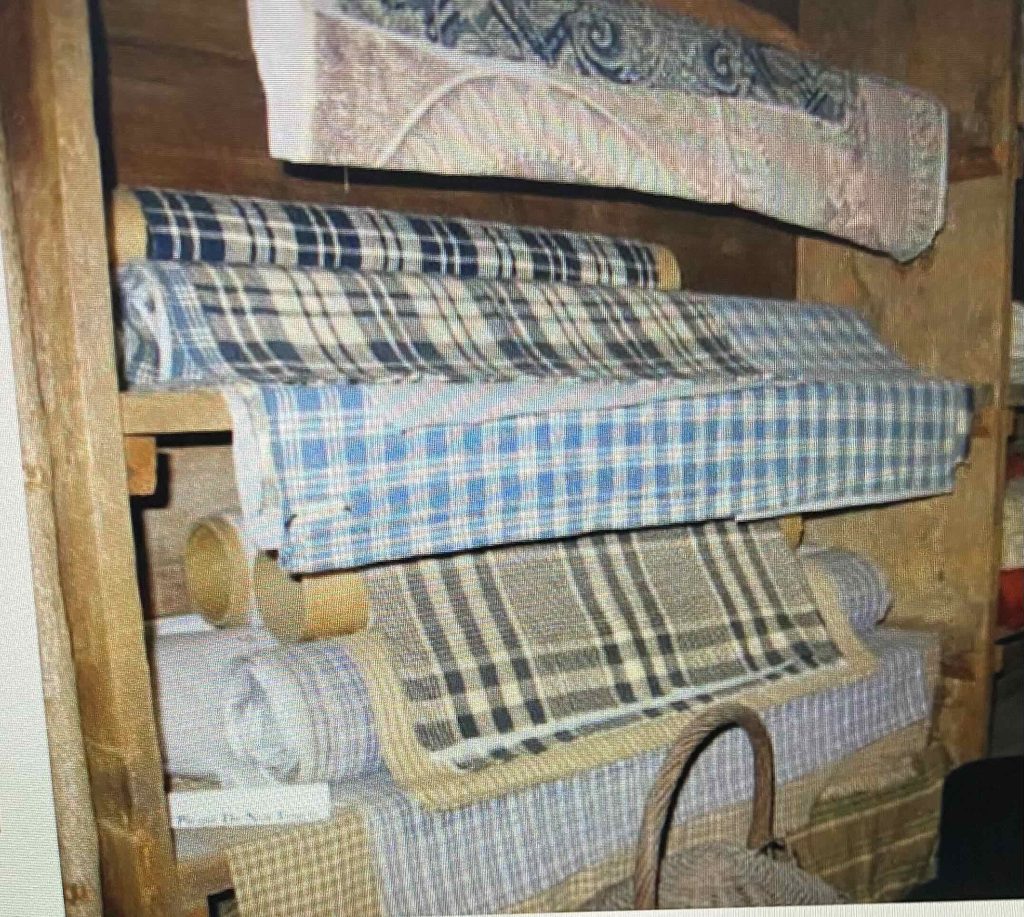 Store sells fabrics, uncut cloths, haberdashery etc.